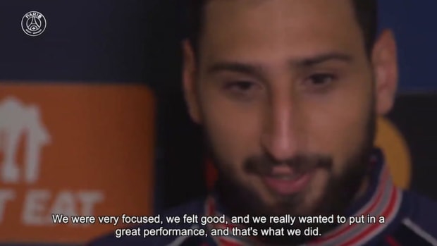  Donnarumma : " A great team performance"